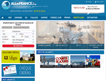Tablet Screenshot of allinfrance.com